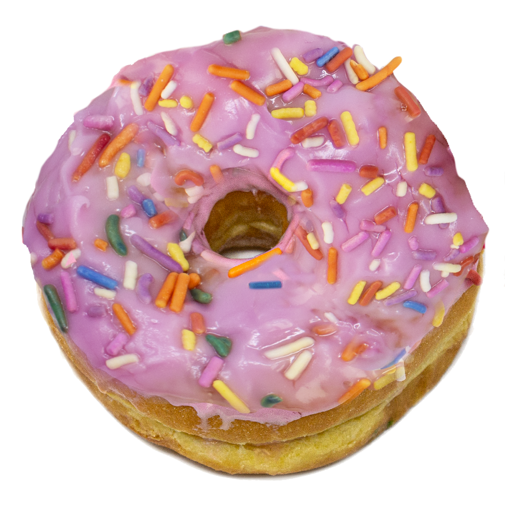 Pink Sprinkle Donut